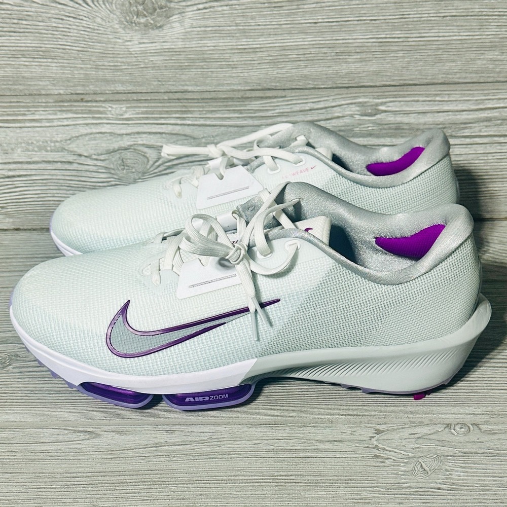 Nike Air Zoom Infinity Tour NEXT% 2 Golf Shoes White‎ Purple FD0217-102 Mens 15 - Picture 4 of 9